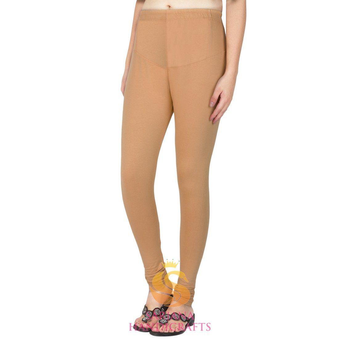 Garuda | Skinny Fit Churidar Full Ankle Length Ultra Soft Cotton Leggings  for Womens and Girls | Colour: Black & Cream [1,4] : Amazon.in: Fashion